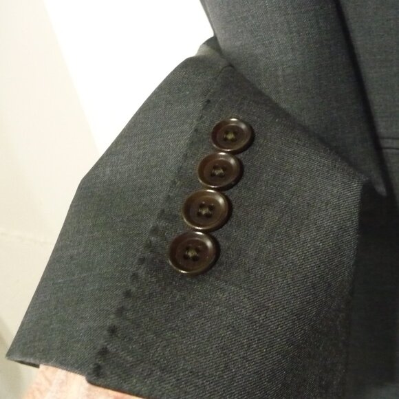 DKNY BLAZER SUIT JACKET WOOL SIZE 40R - Picture 8 of 14